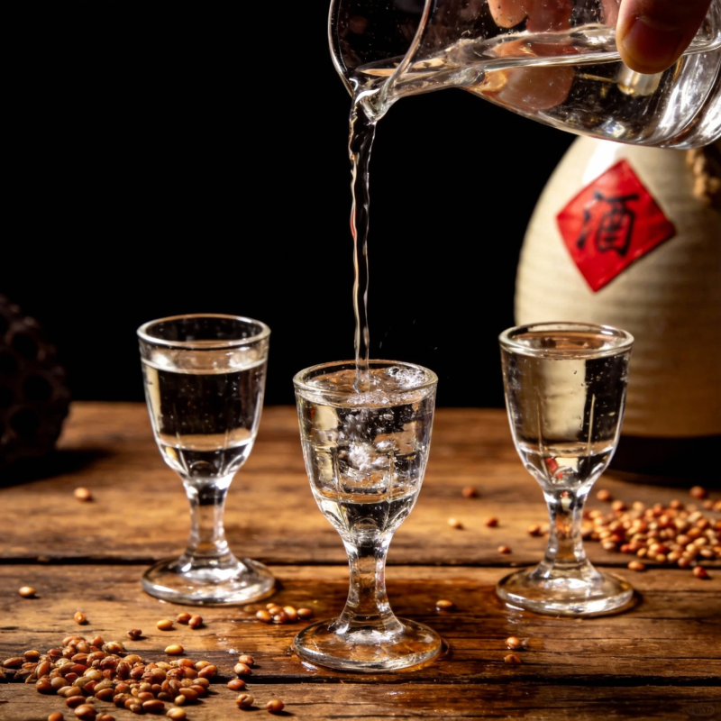 清酒入杯 醇香四溢图片