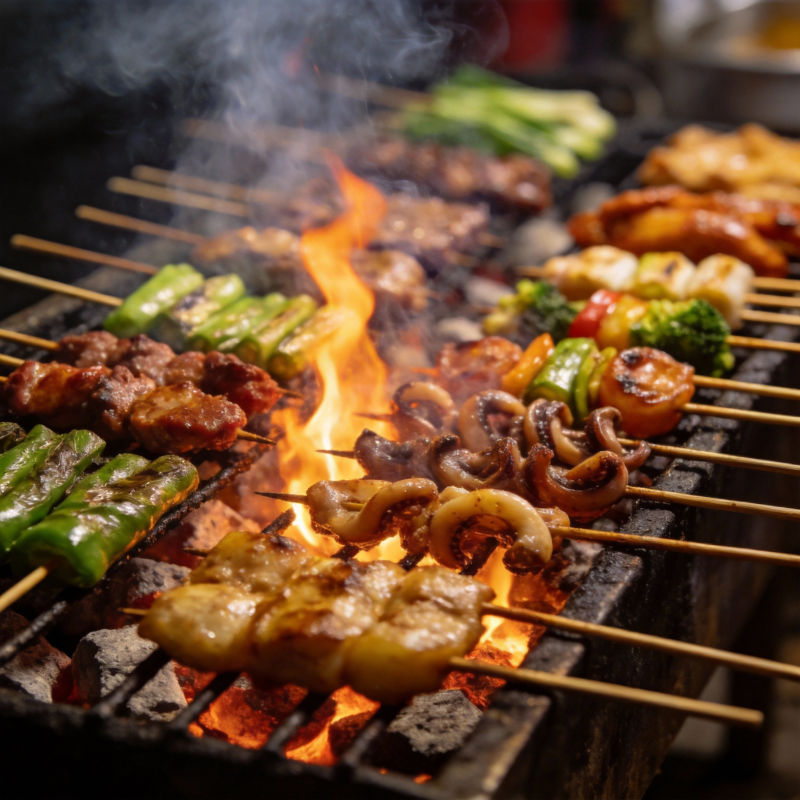 烧烤美食盛宴图片