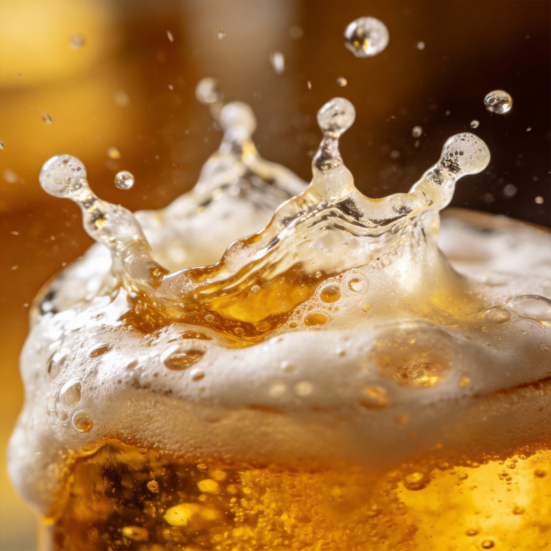 啤酒飞溅瞬间图片