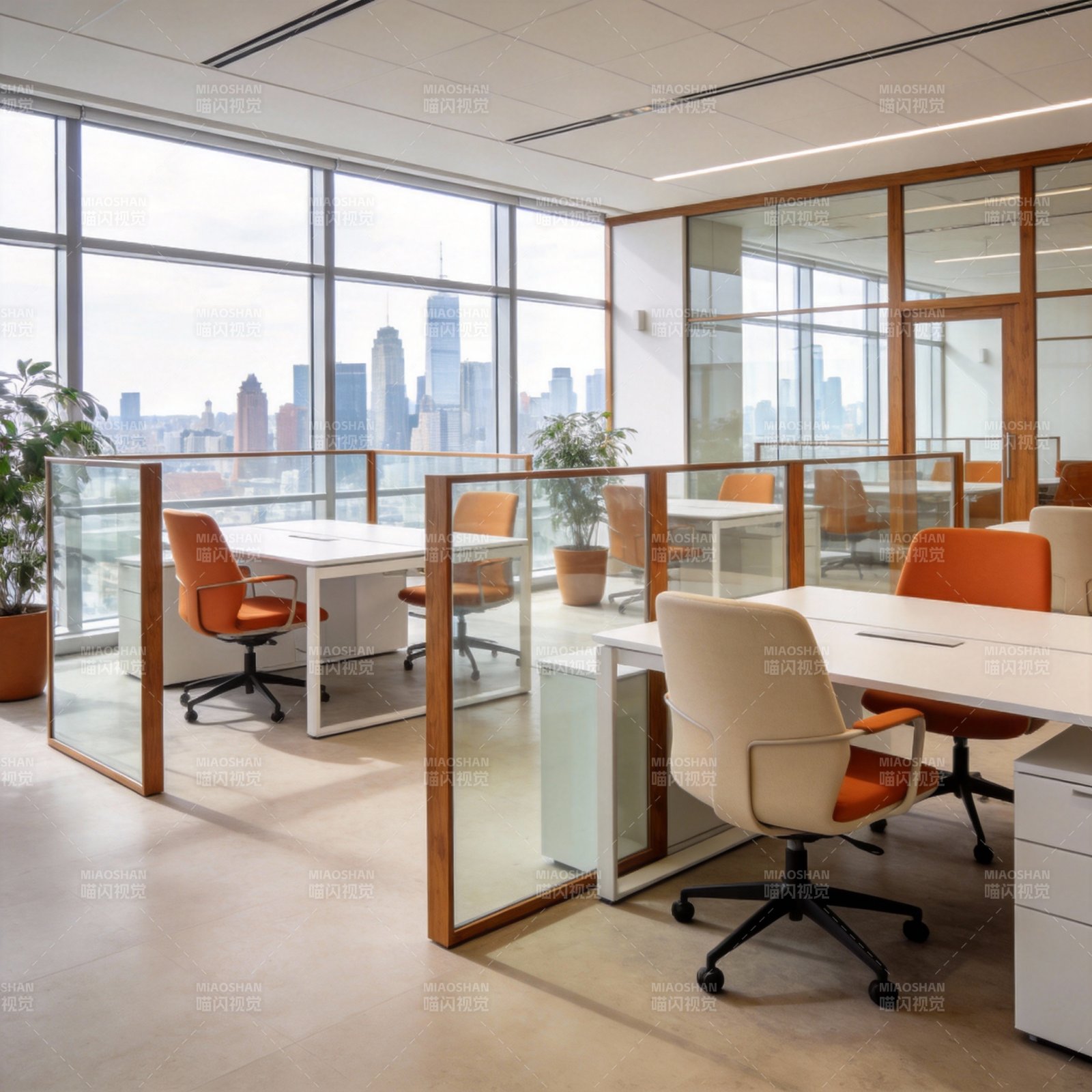 现代办公空间图片
