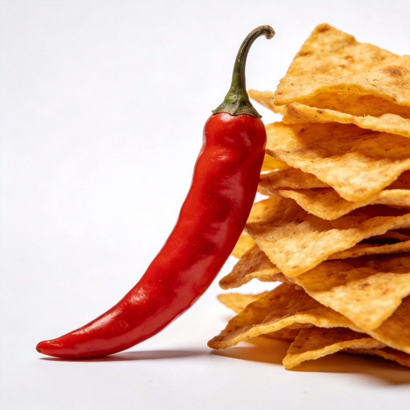 辣椒与薯片图片