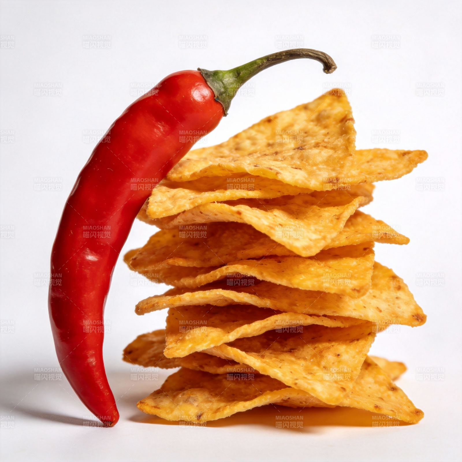 辣椒与薯片图片