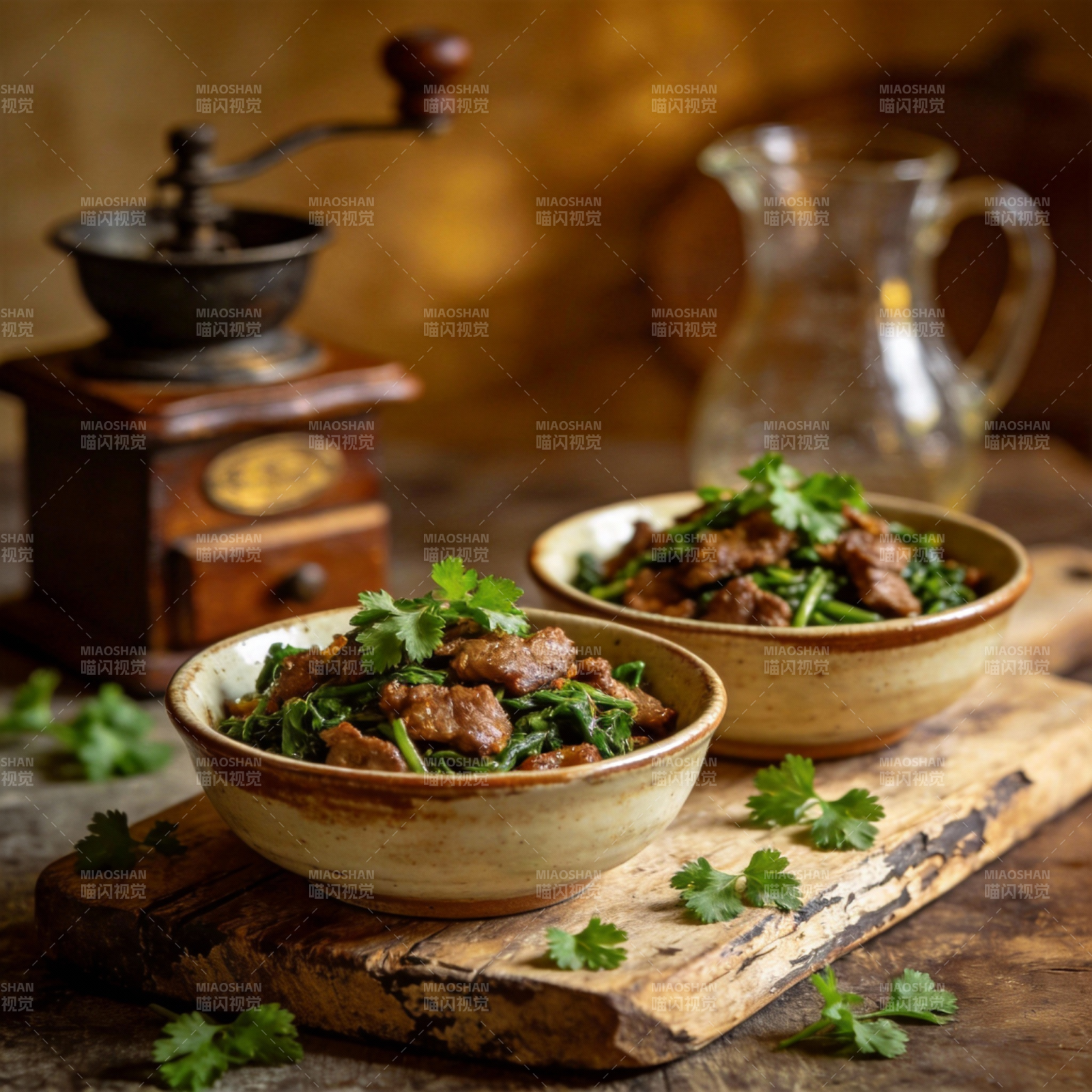 香草牛肉碗图片