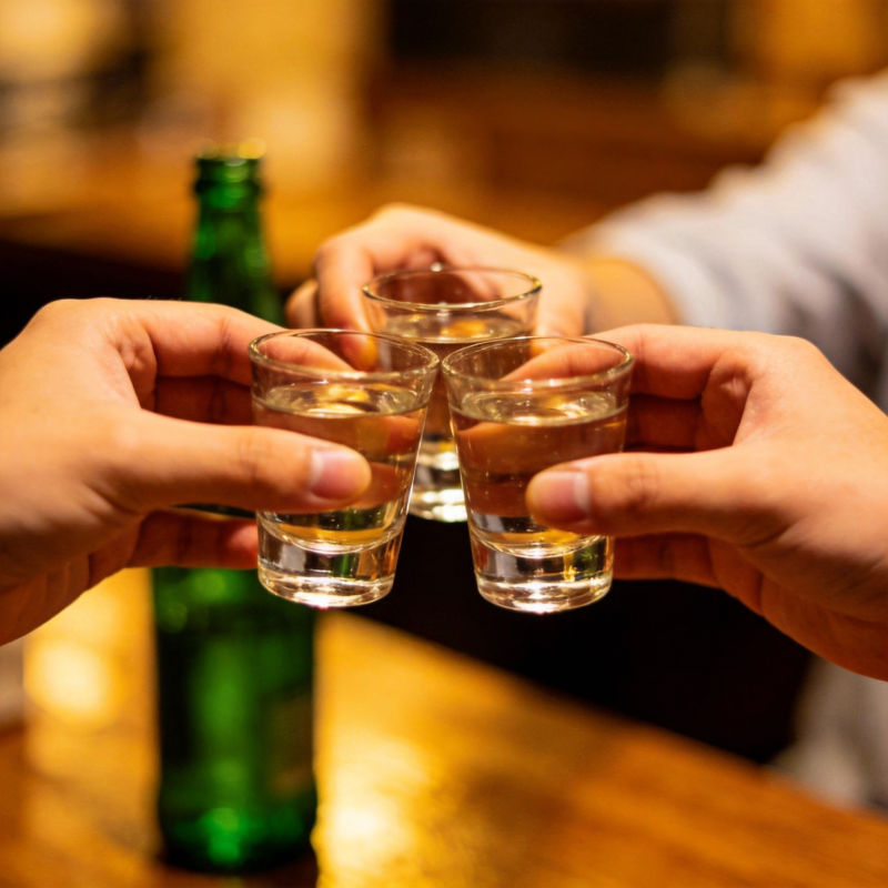 举杯共饮 情谊满满图片