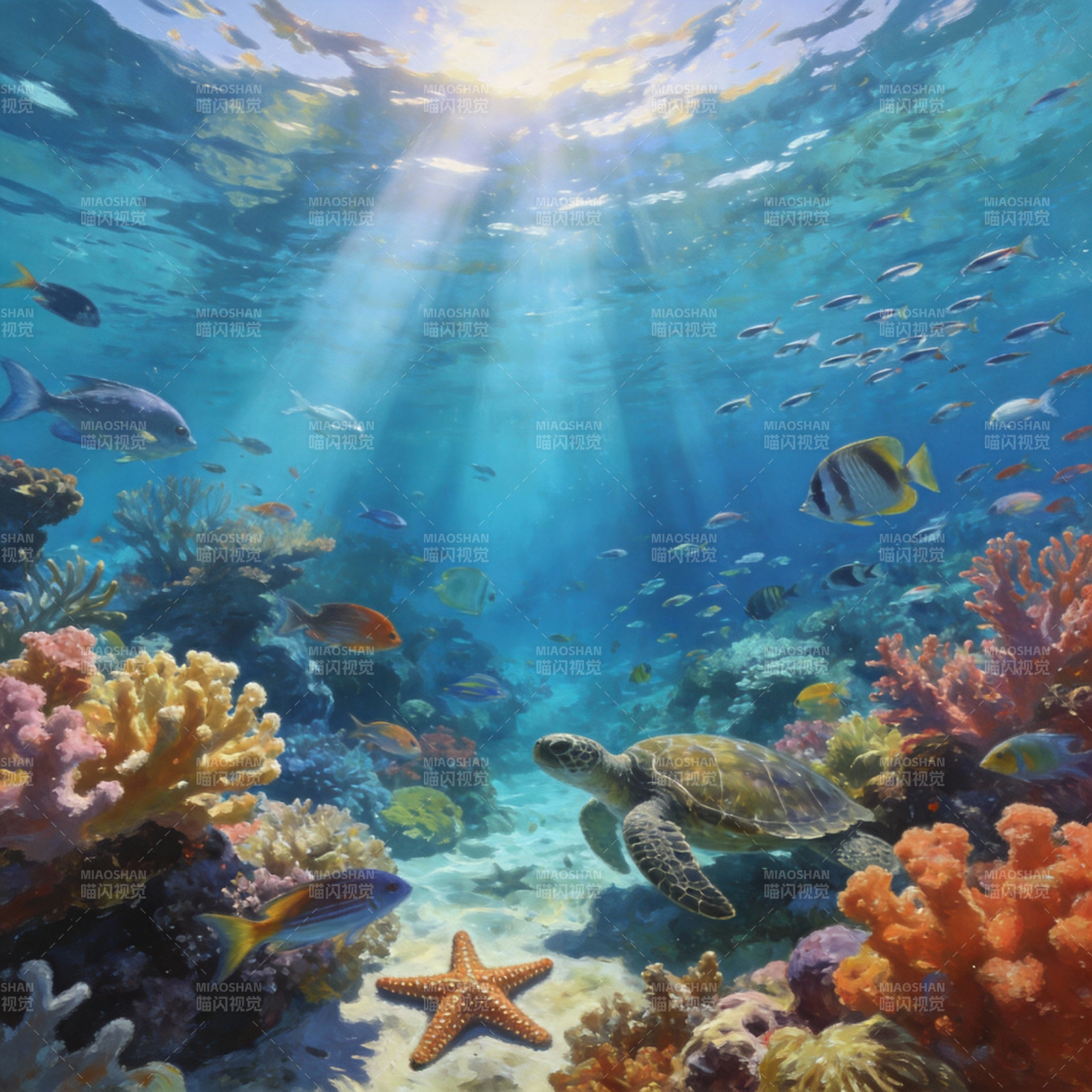 海底世界生机盎然图片