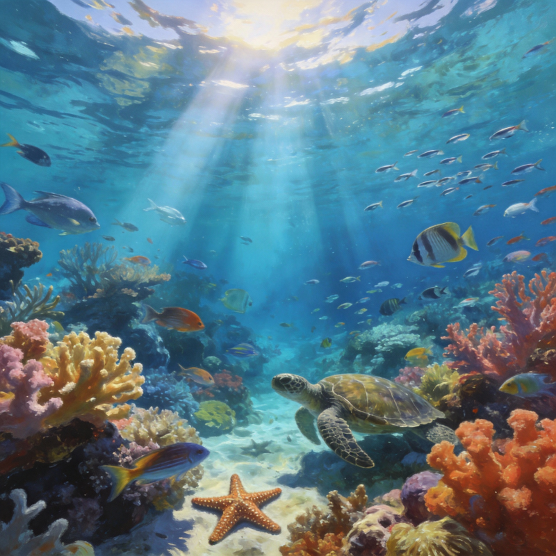 海底世界生机盎然图片