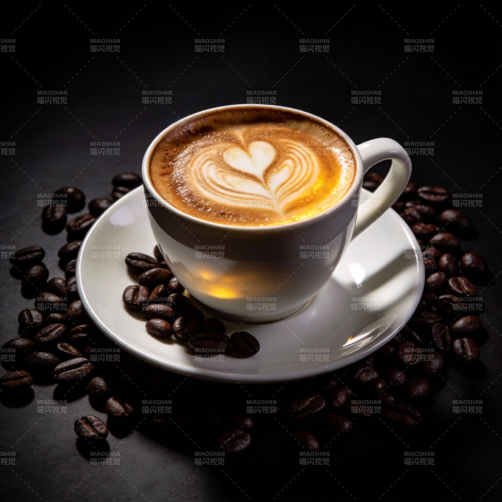 咖啡拉花艺术图片