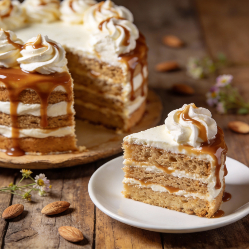 焦糖奶油蛋糕图片