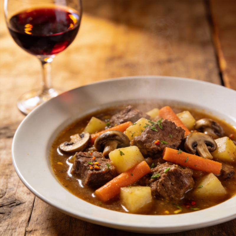 红酒炖牛肉图片
