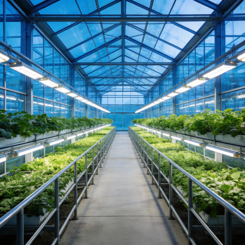 智能温室种植园图片