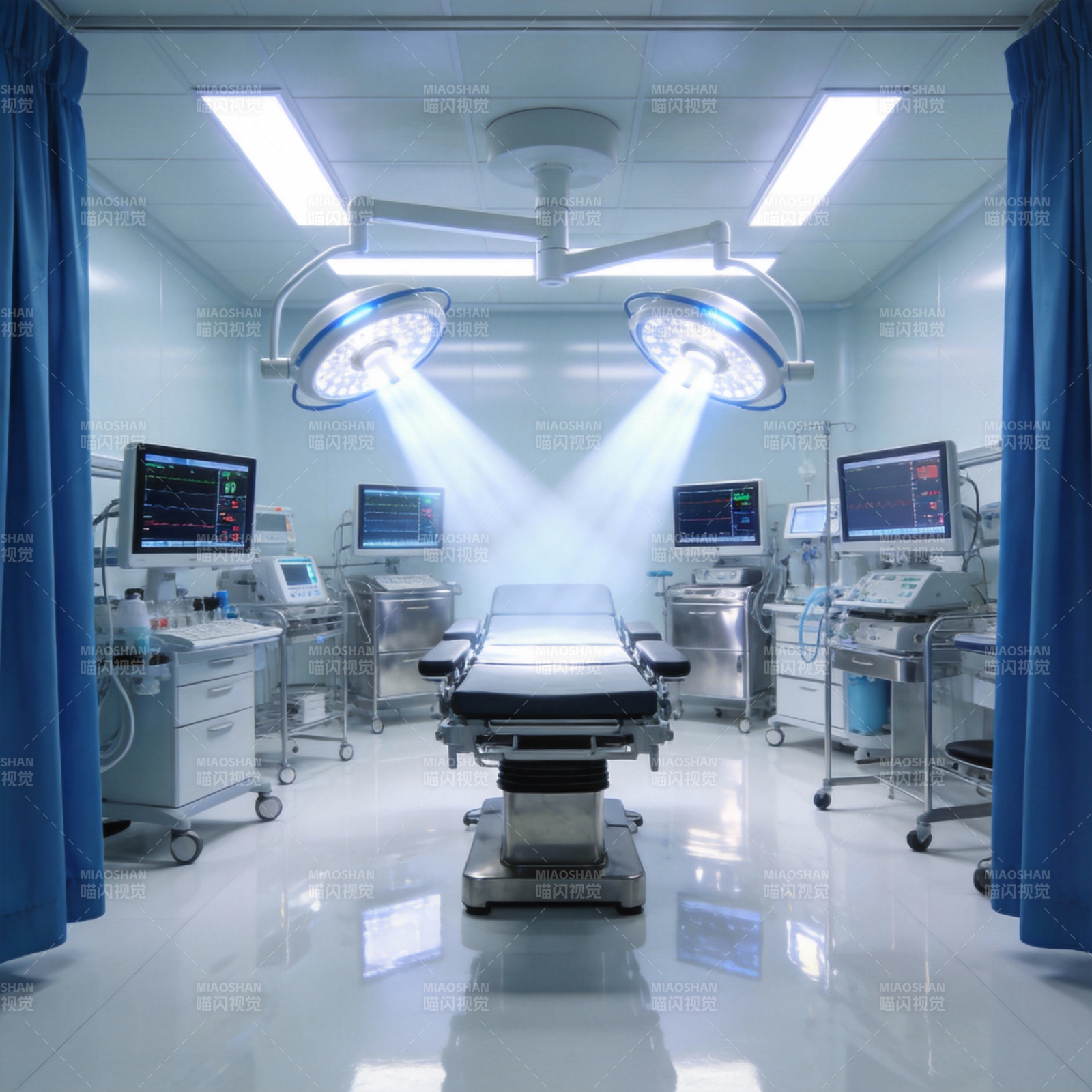 现代手术室全景图片