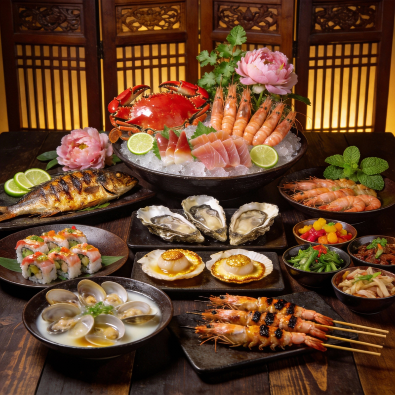 海鲜盛宴图片