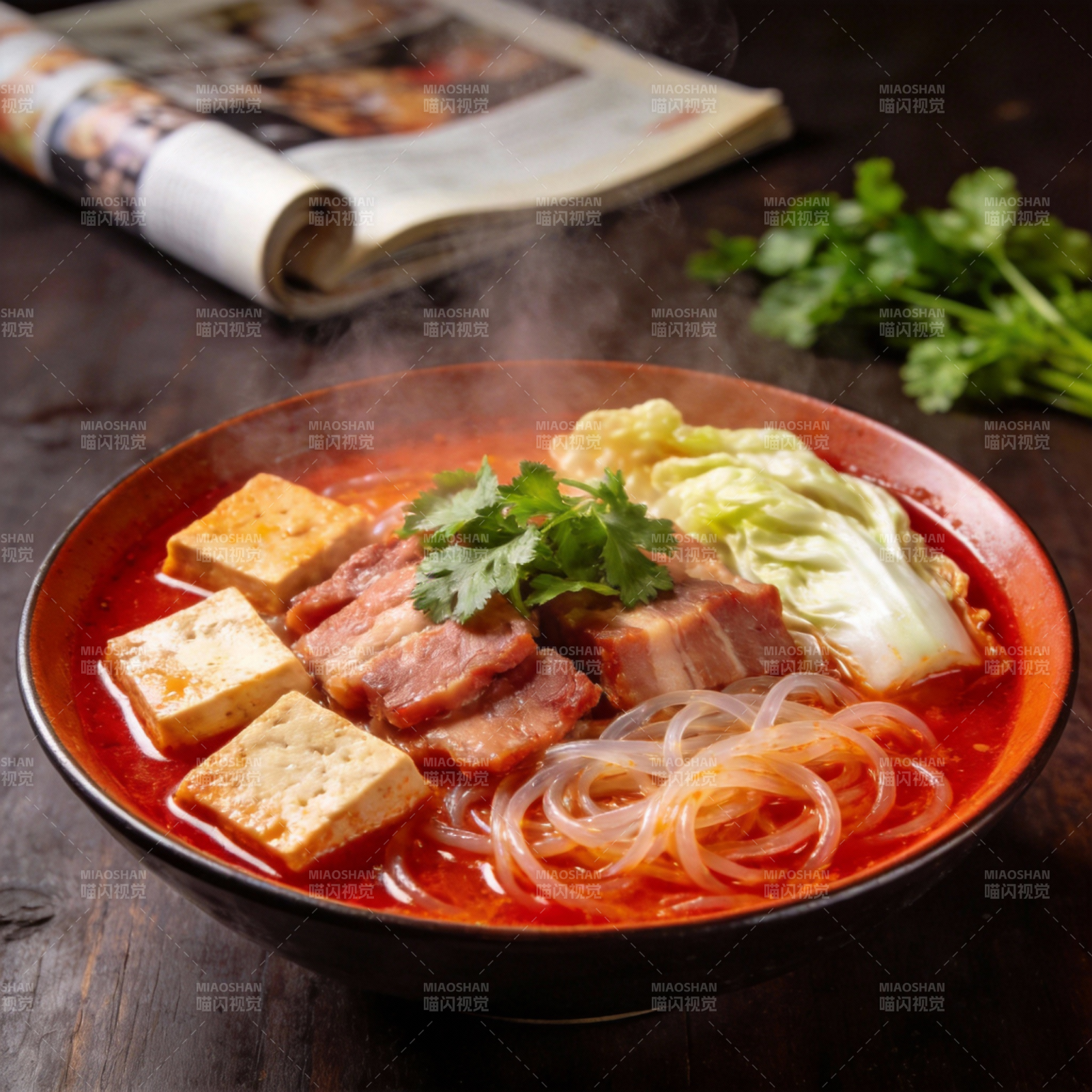 热辣酸汤肥牛面图片