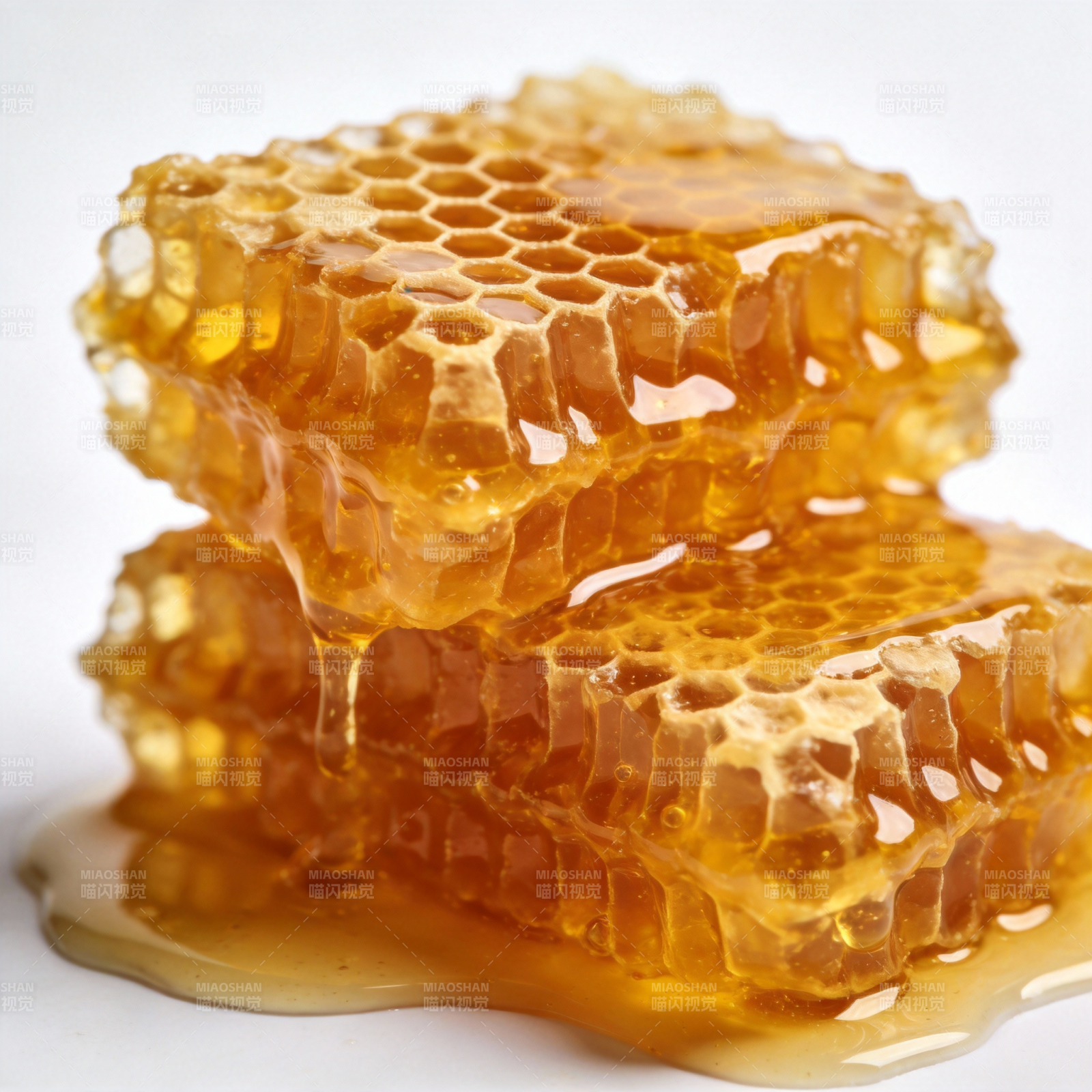 金蜜流淌蜂巢图片