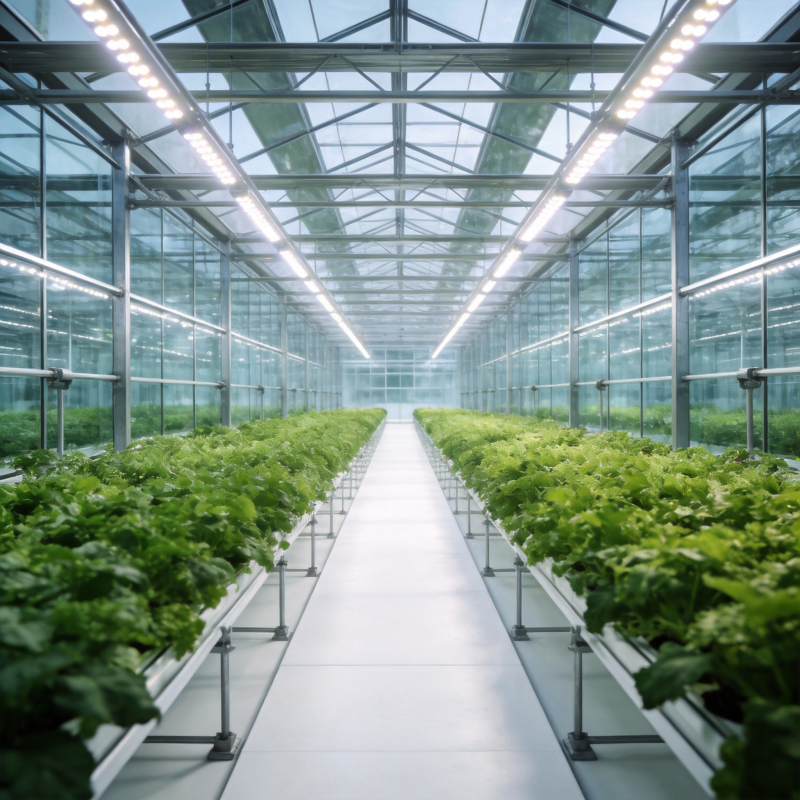 智能温室种植园图片