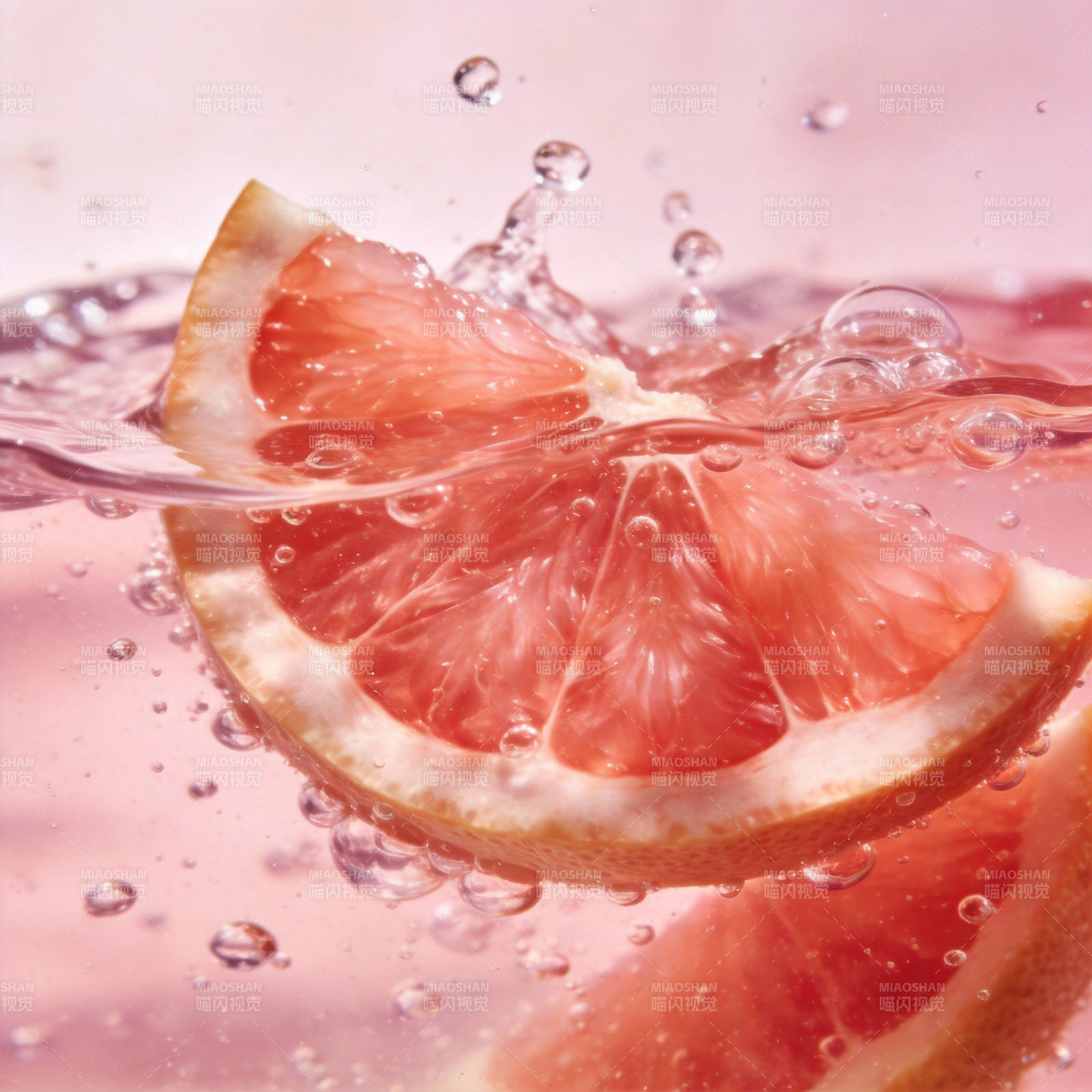 柚子入水瞬间图片