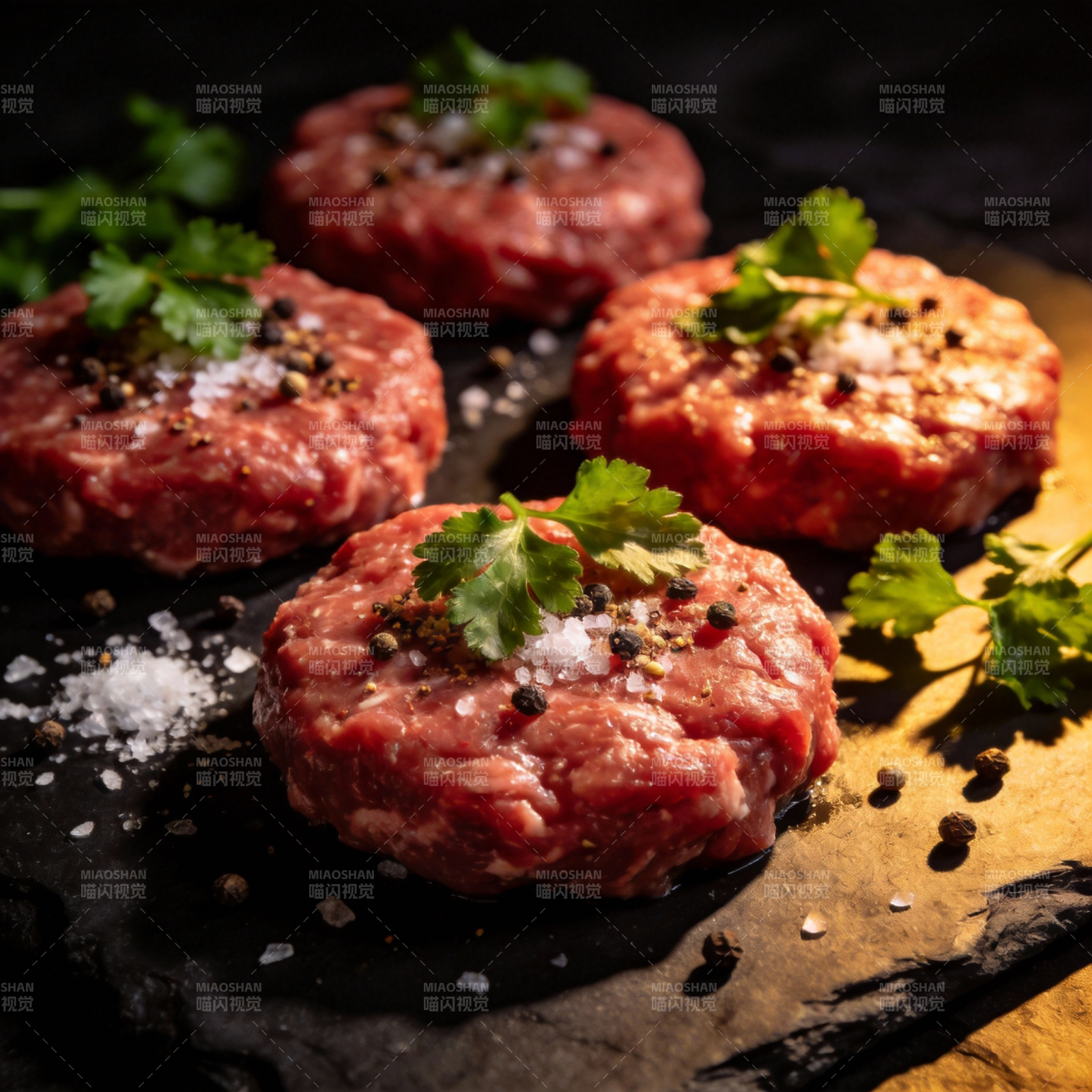 鲜嫩牛肉饼图片