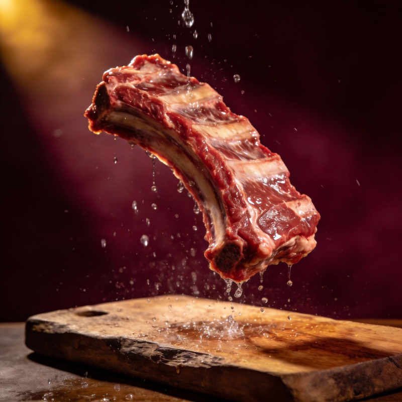 鲜嫩牛肋排图片