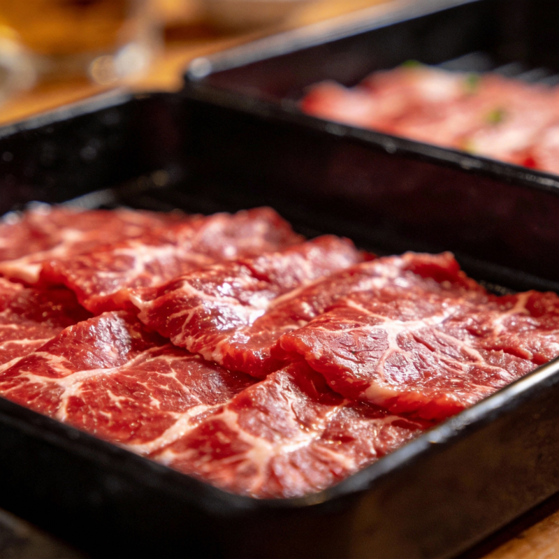 鲜嫩牛肉片图片