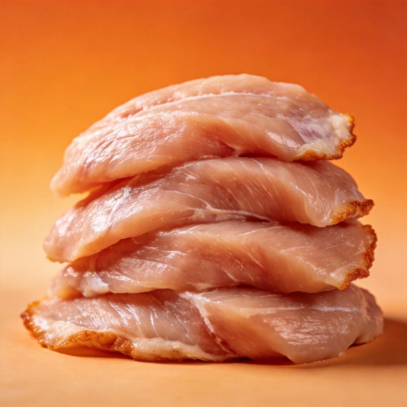 新鲜鸡胸肉片图片