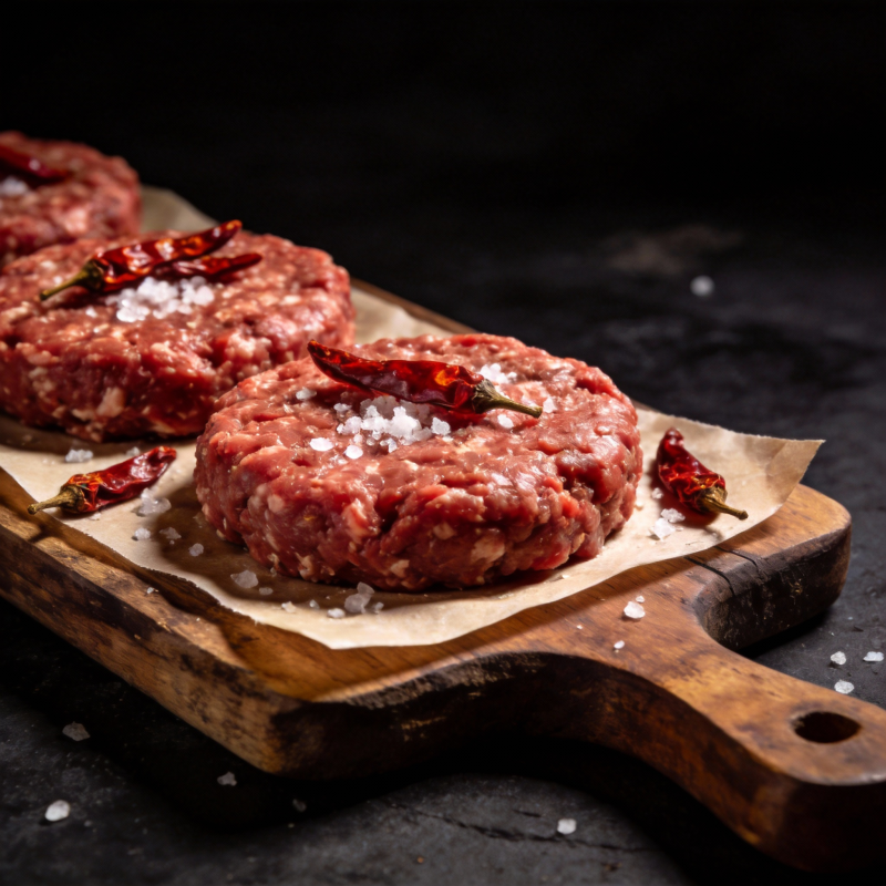 香辣牛肉饼图片