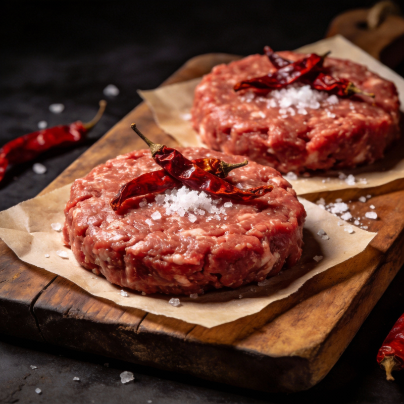 香辣牛肉饼图片