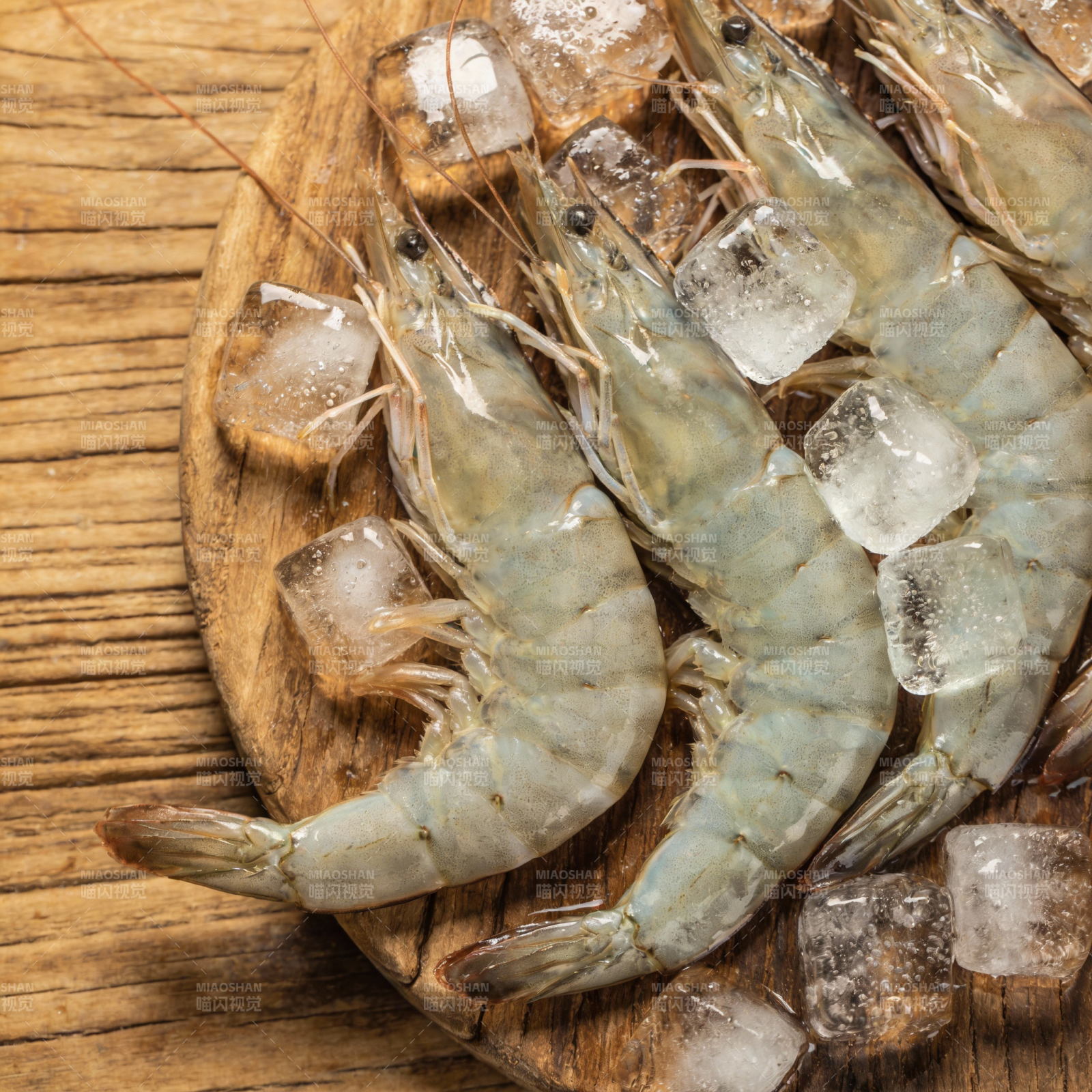 冰镇鲜虾图片