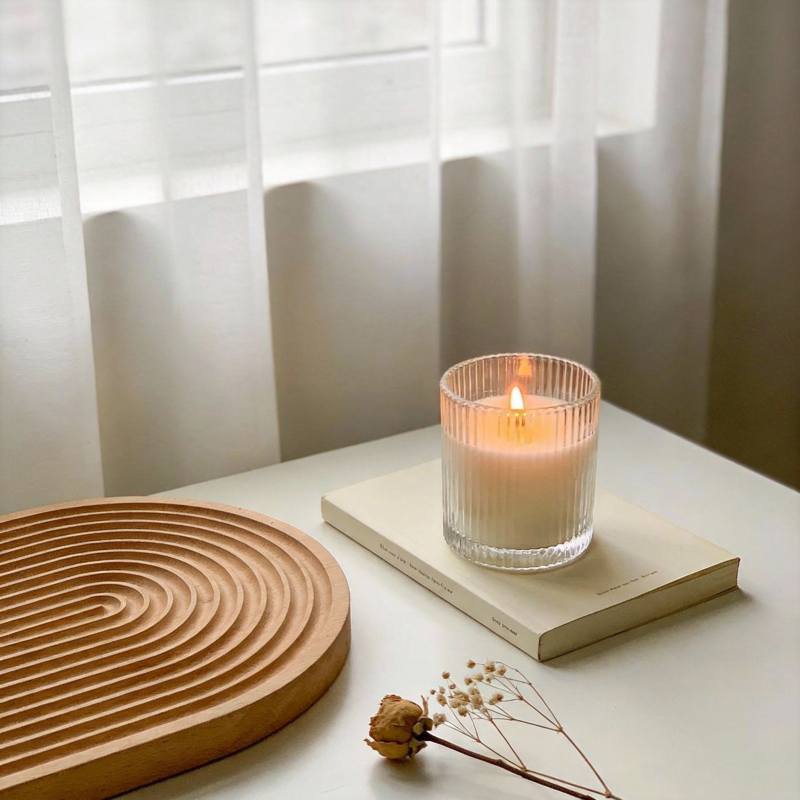 静谧烛光时光图片