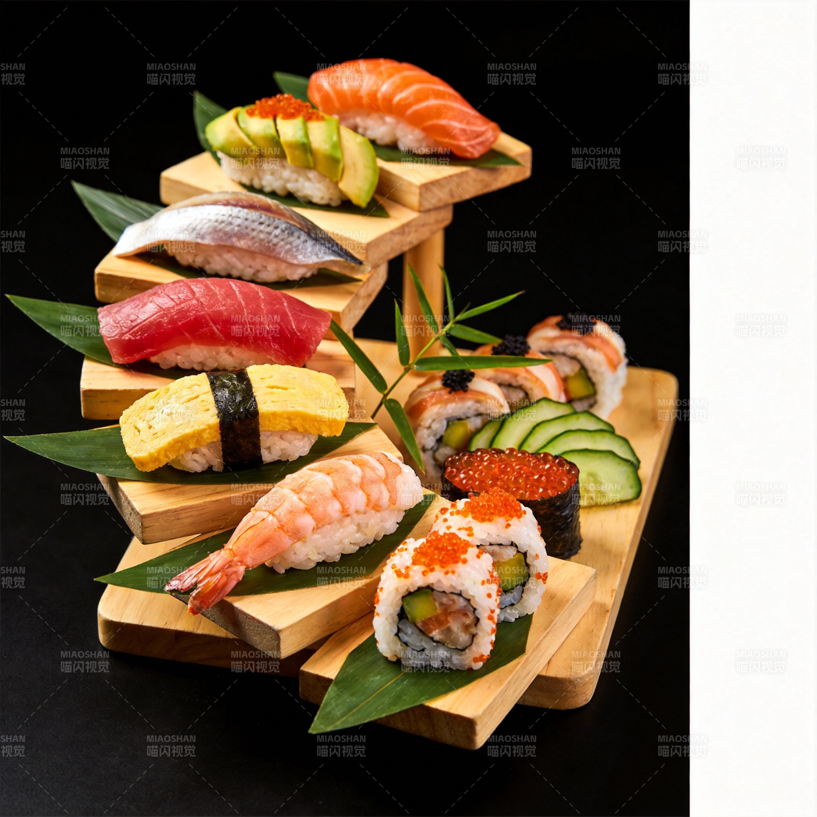精致寿司拼盘图片