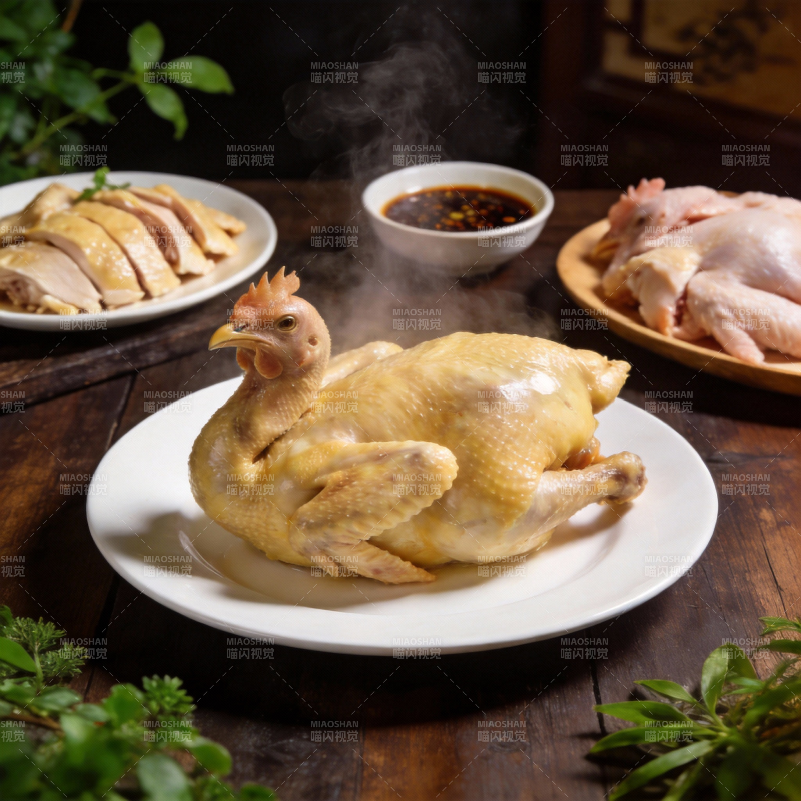 白切鸡 鲜嫩多汁图片