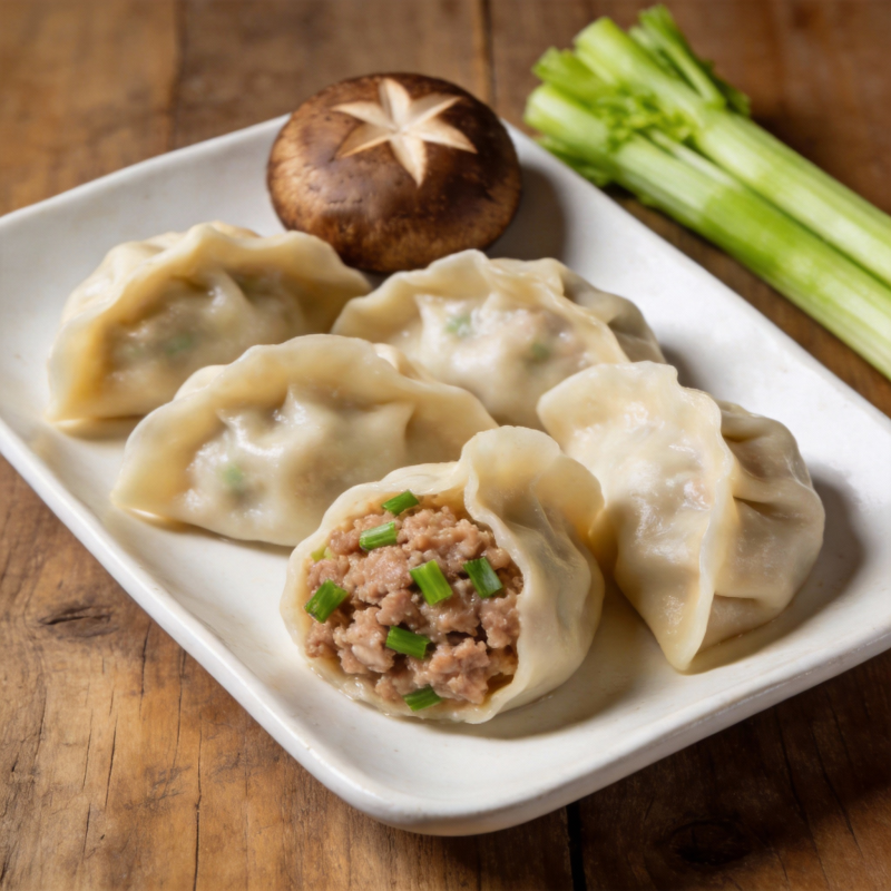 鲜美猪肉饺子图片