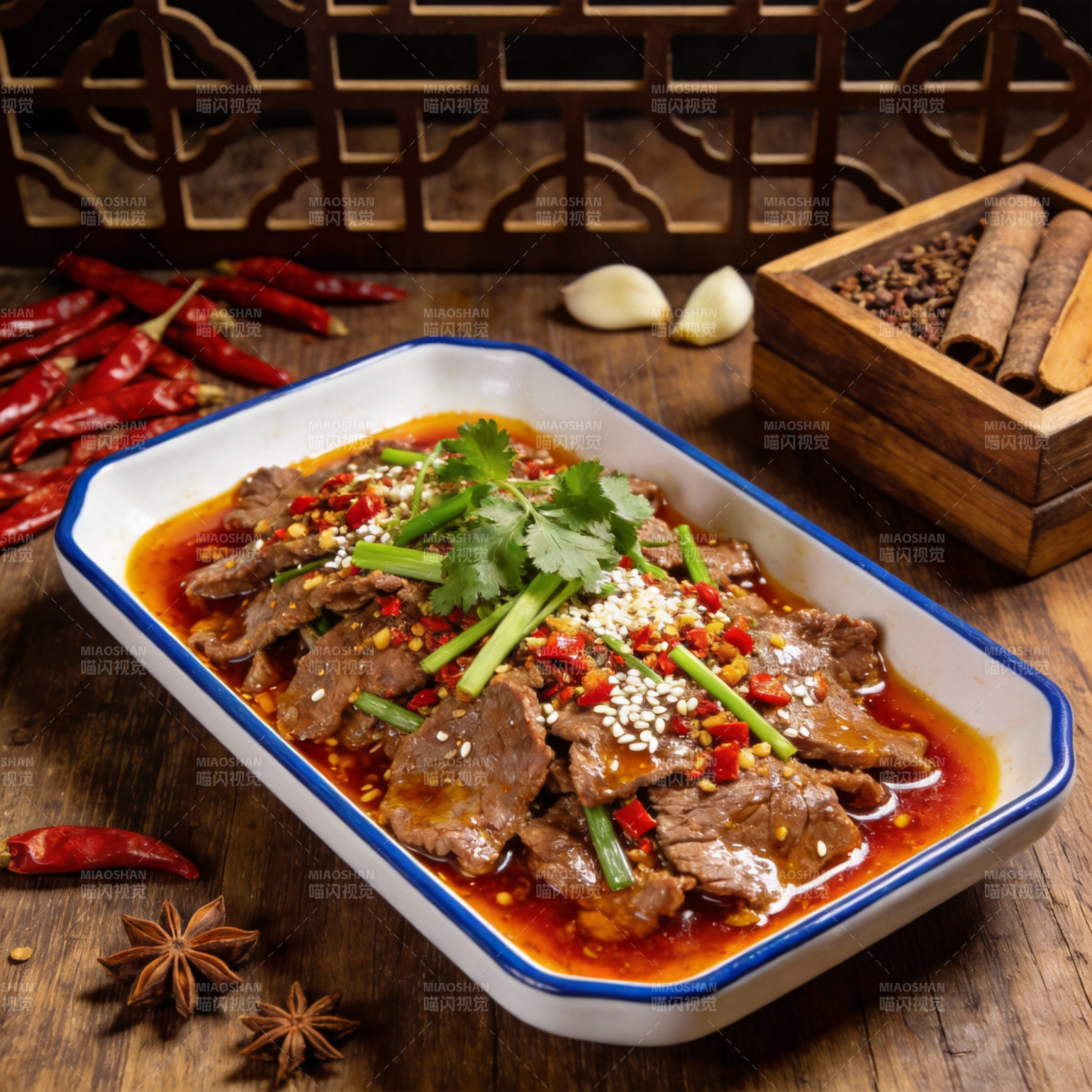 麻辣牛肉片图片