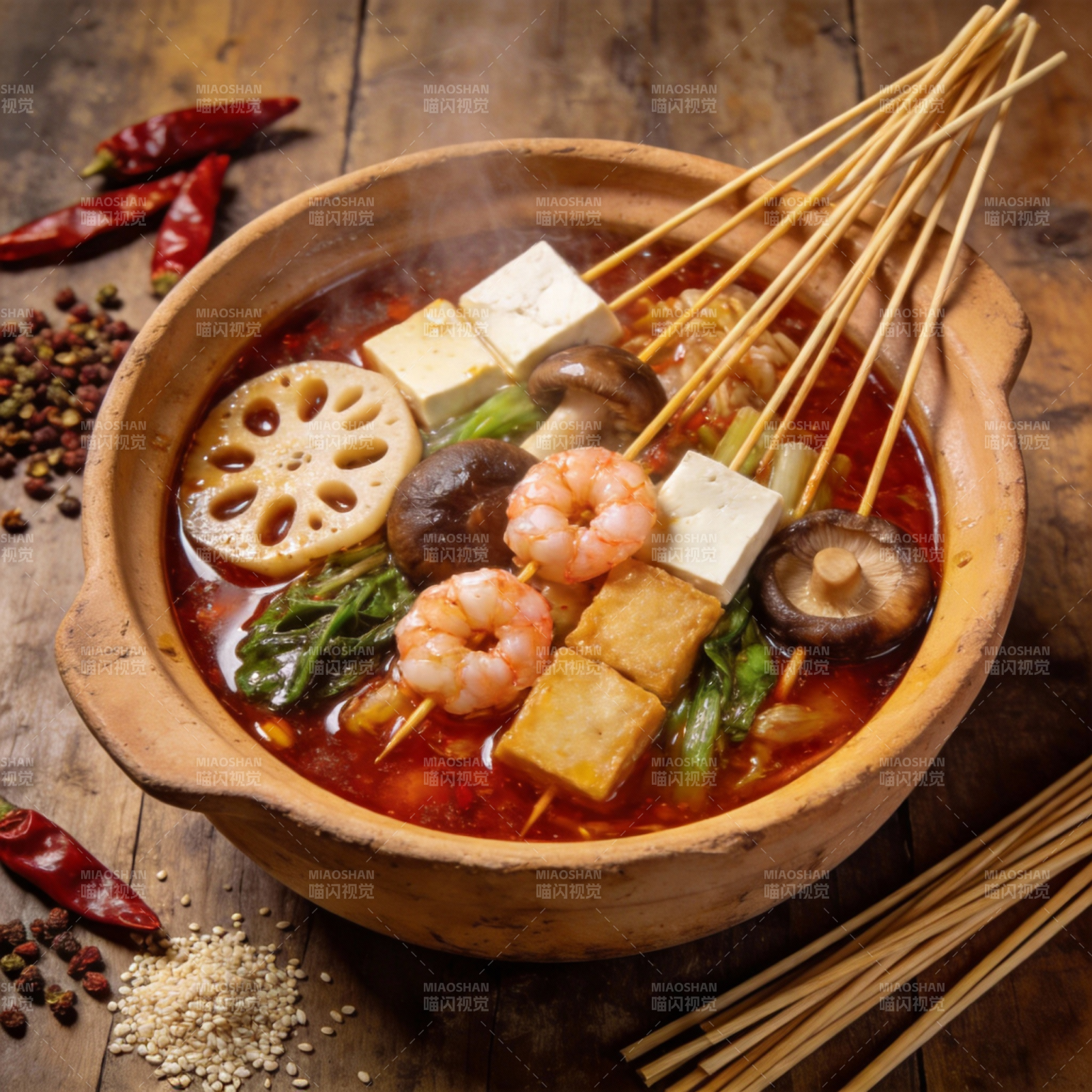 麻辣串串香图片