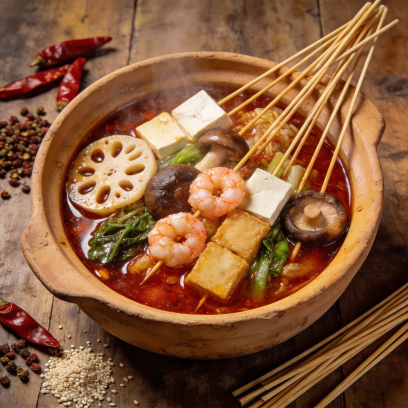 麻辣串串香图片