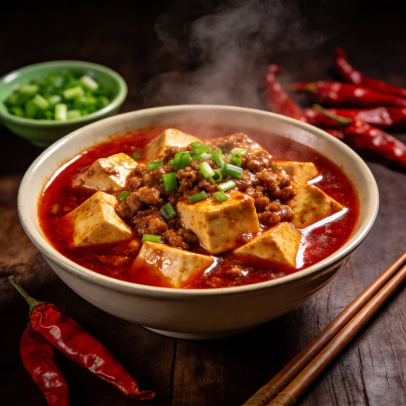 麻婆豆腐 香辣诱人图片