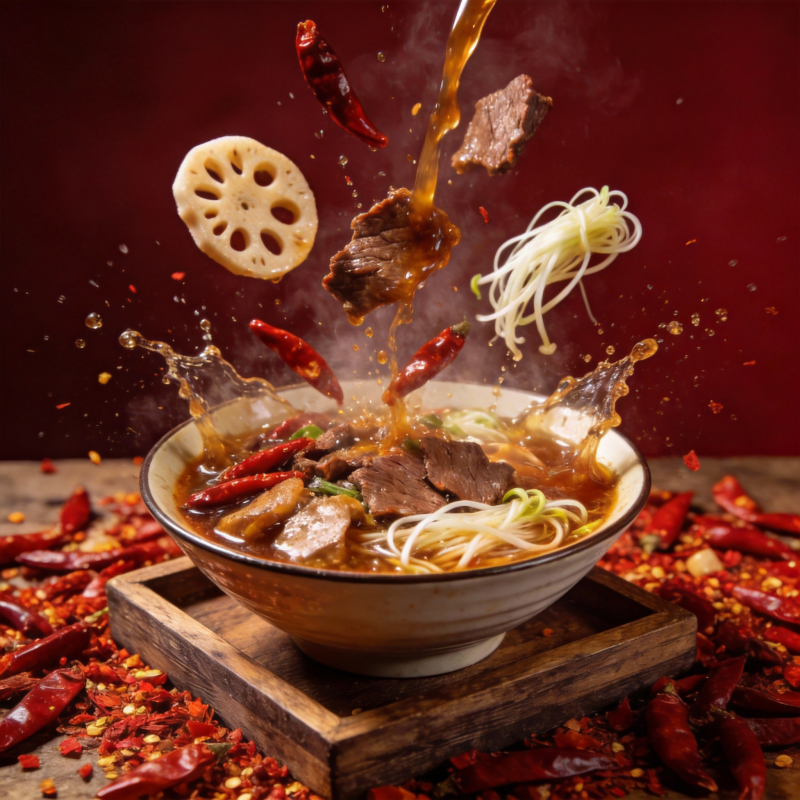 麻辣牛肉面图片