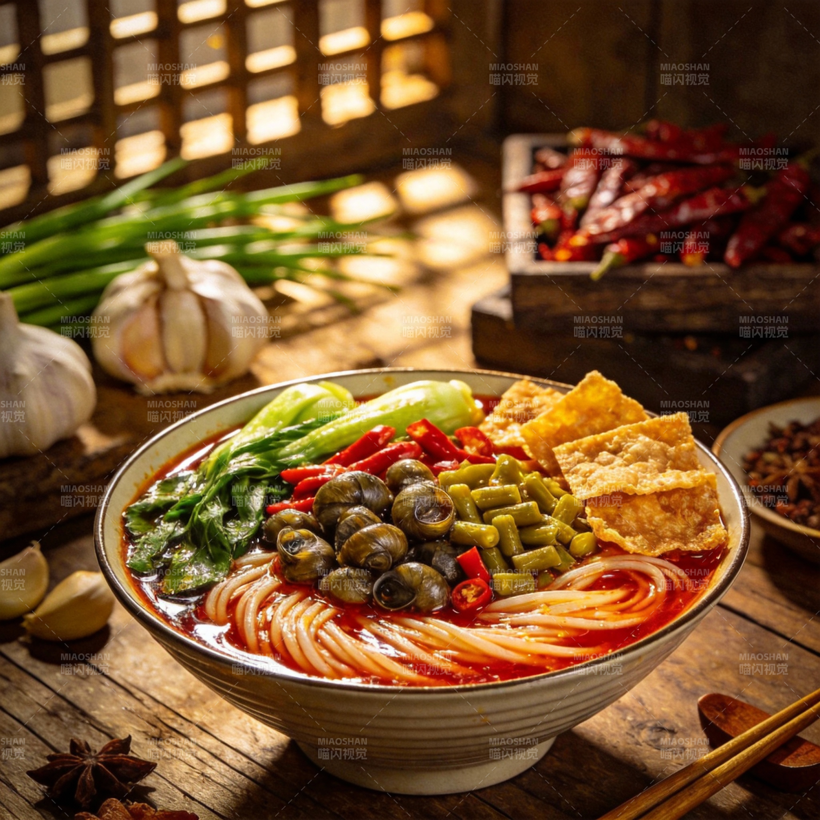 麻辣螺蛳粉图片