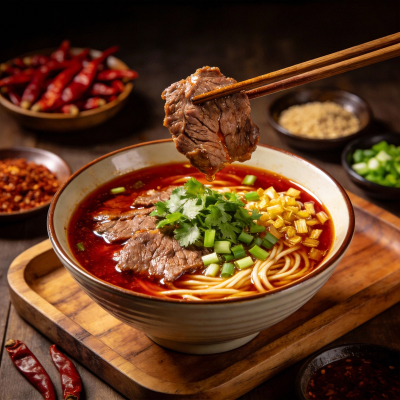 麻辣牛肉面图片