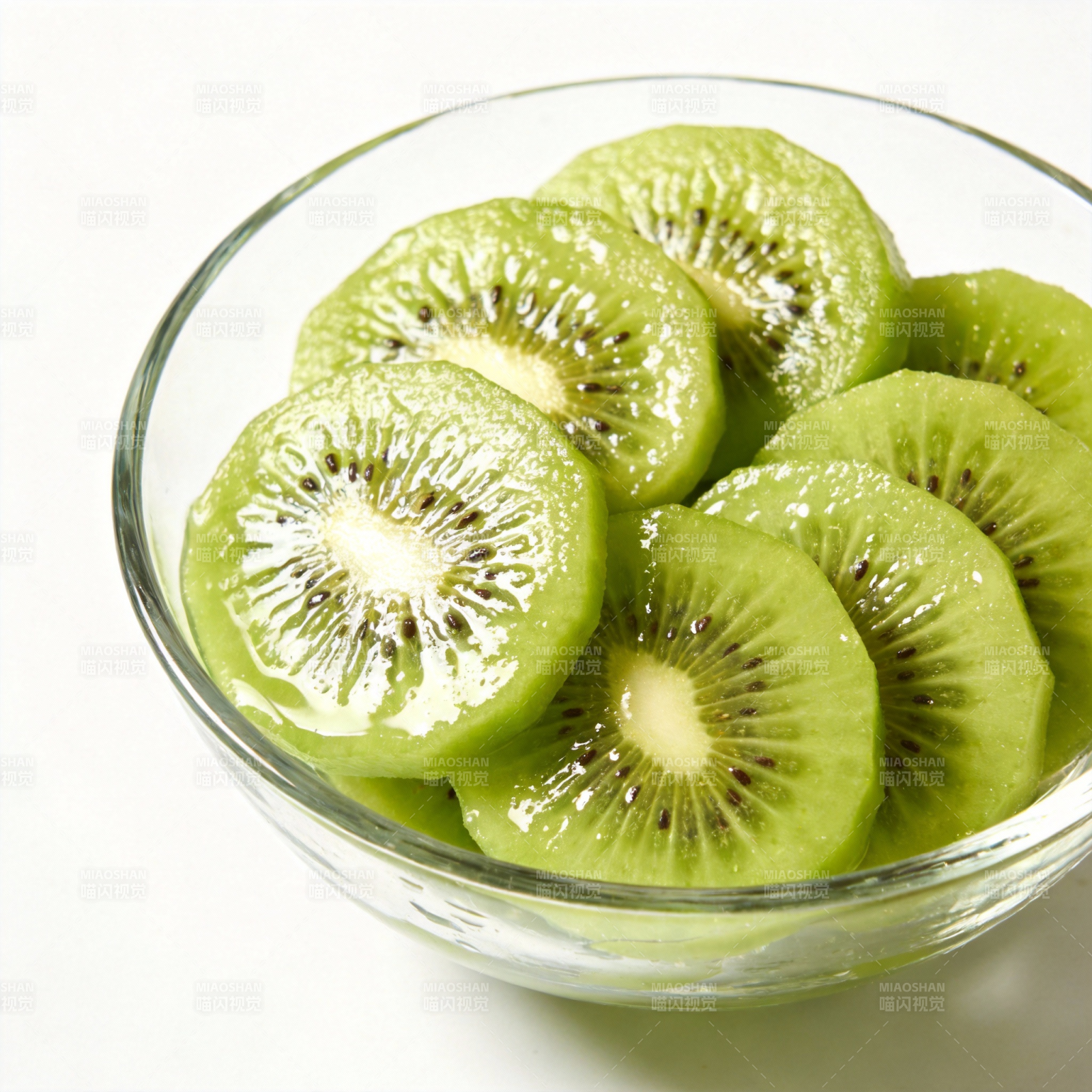 新鲜猕猴桃切片图片