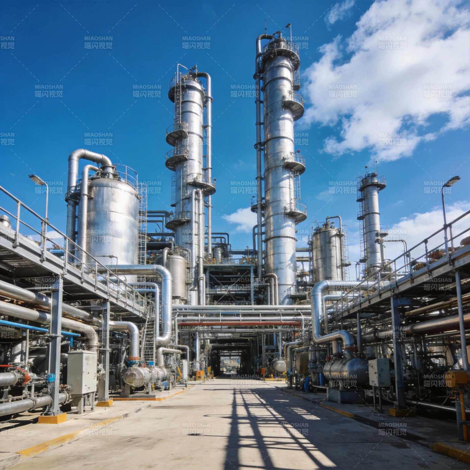 工业厂区全景图片