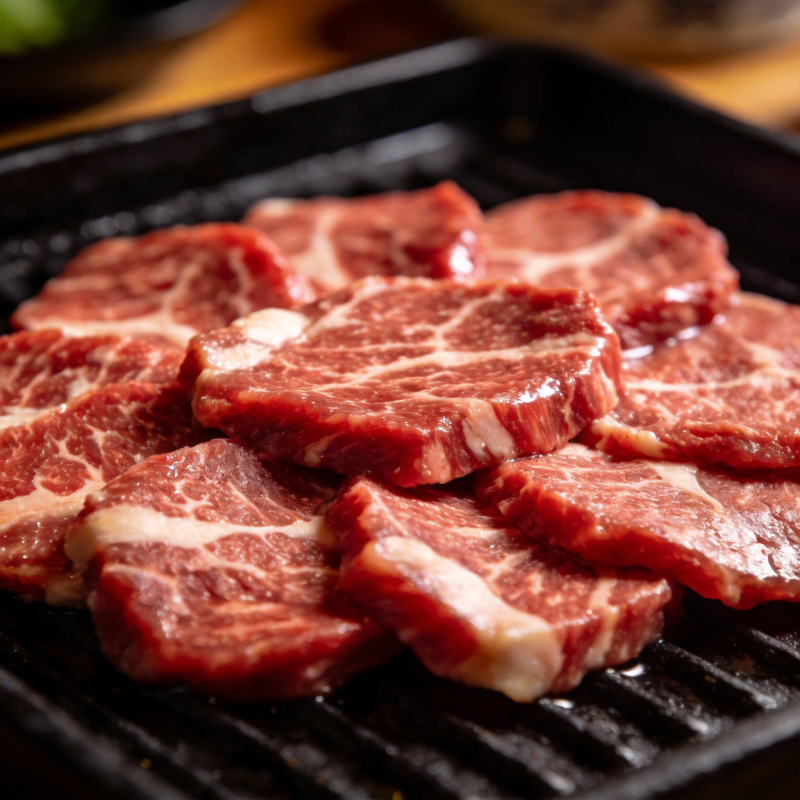 鲜嫩牛肉片图片