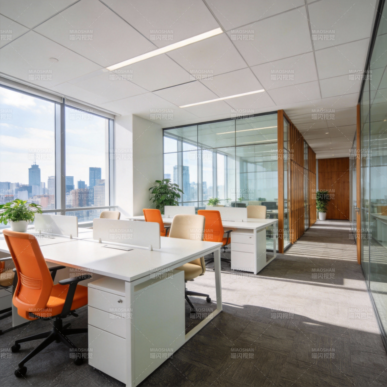 现代办公空间图片