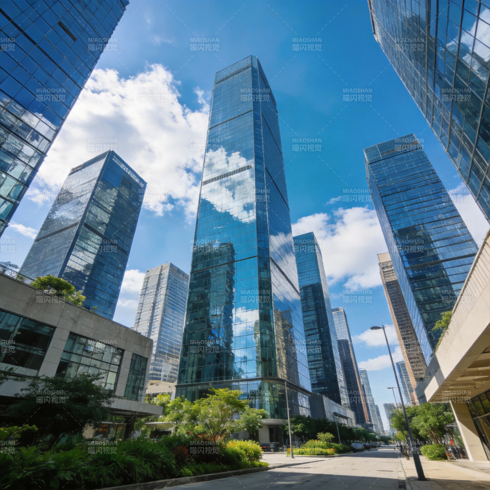 城市天际线图片