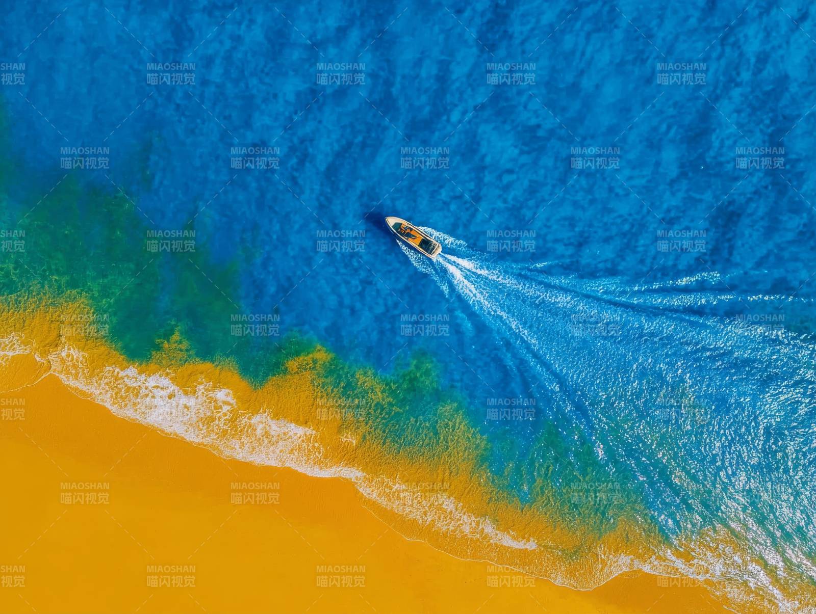 碧海黄沙舟行迹图片