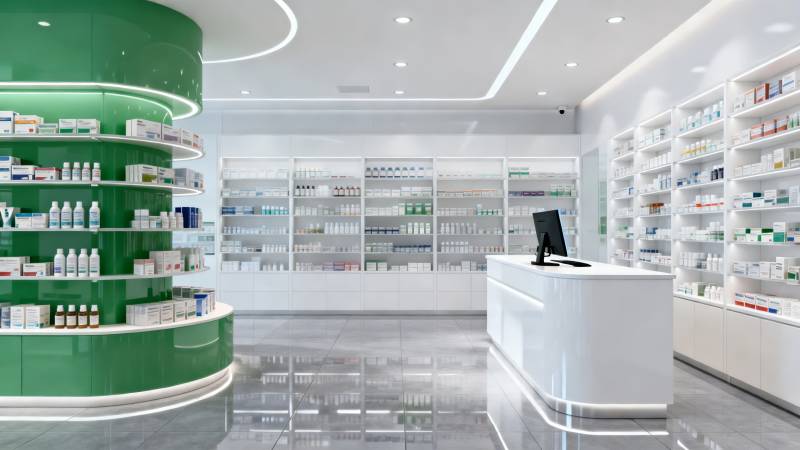 现代药房内部设计图片