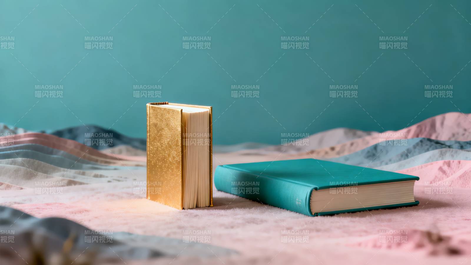 书与沙丘的静谧图片