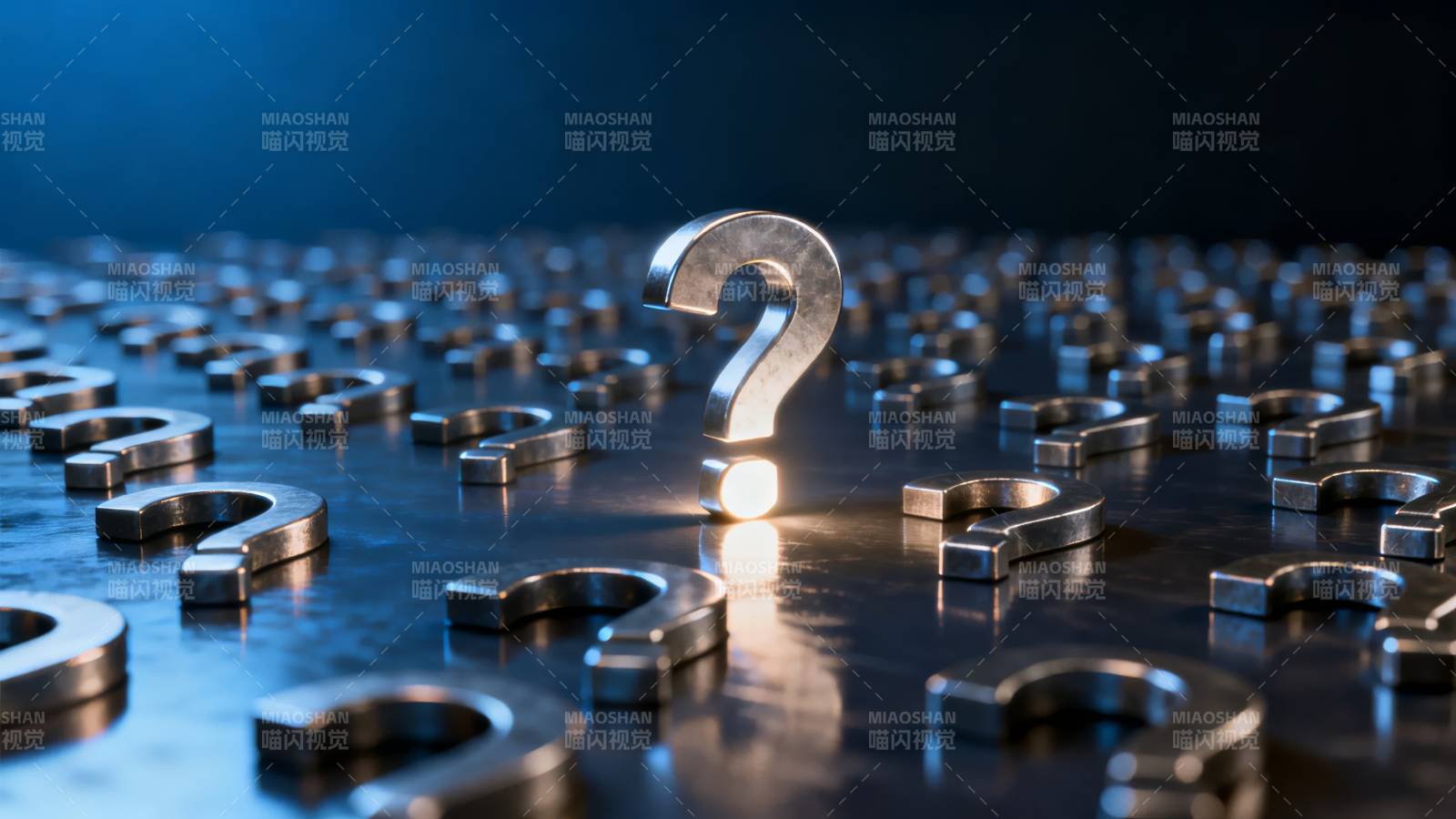 疑问符号阵列图片