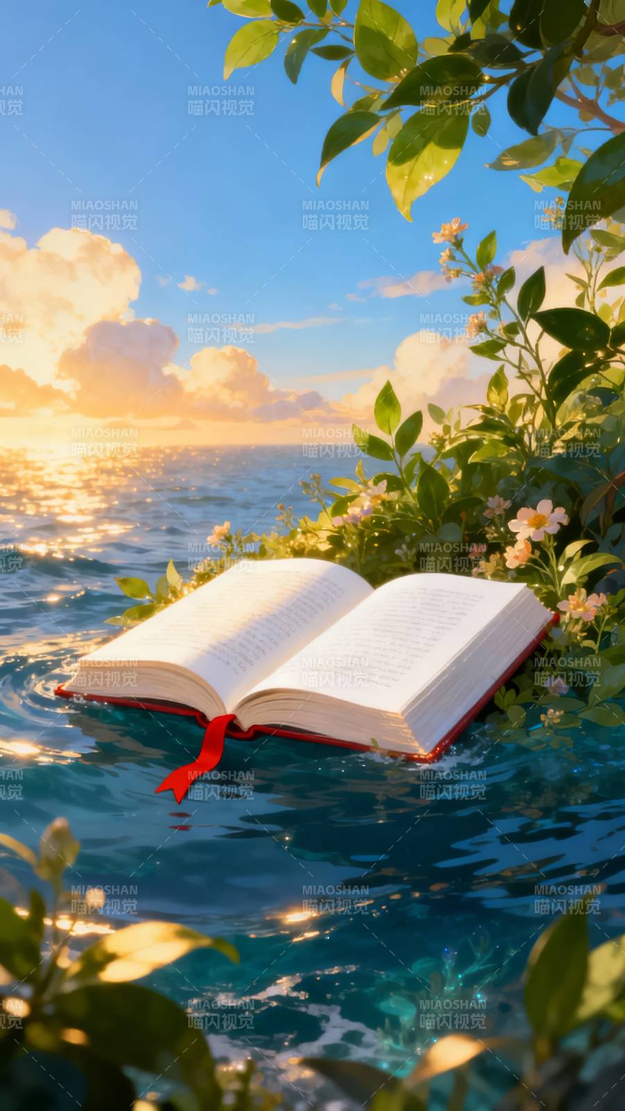 书海晨光图片