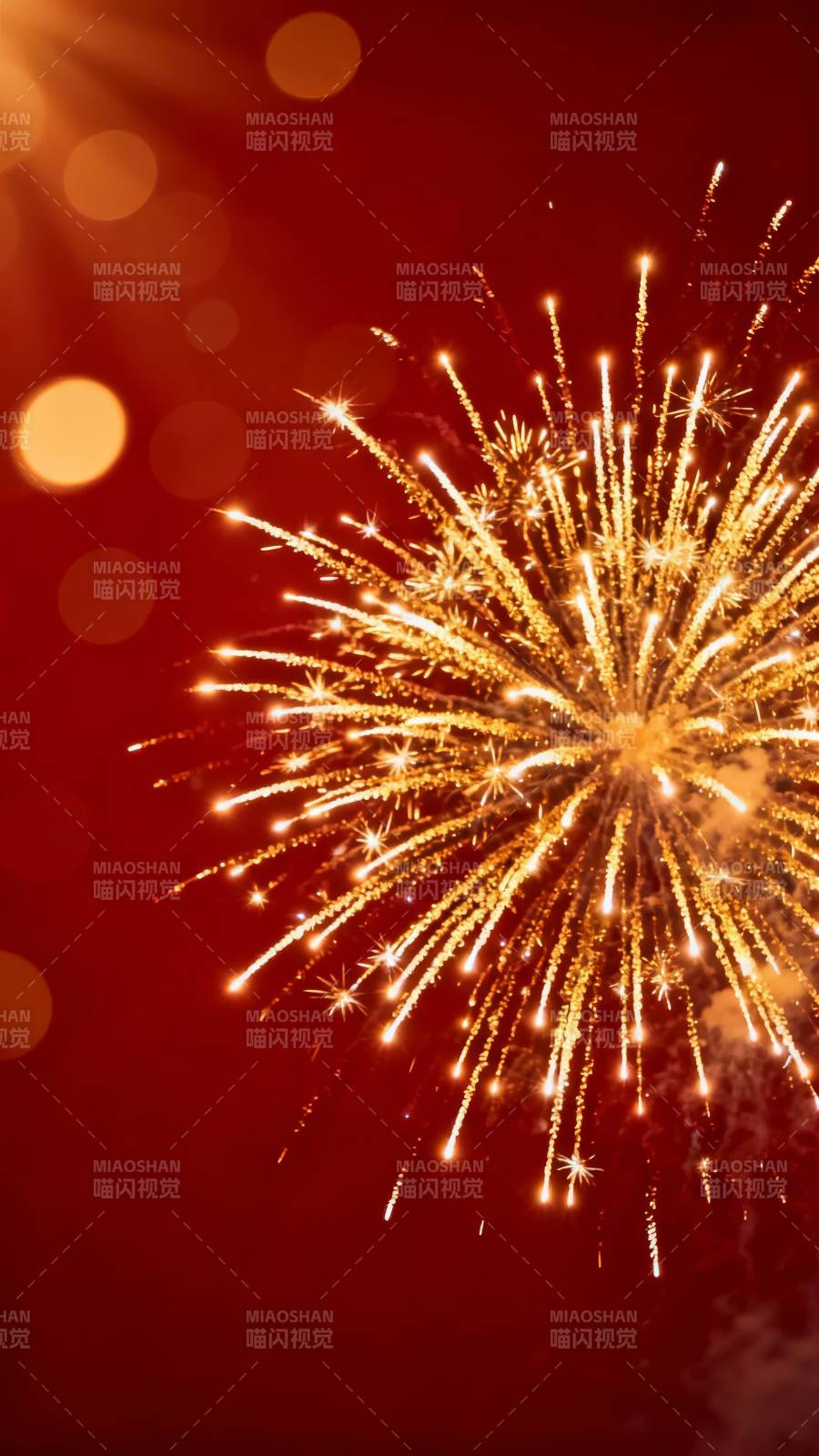 璀璨烟花绽放夜空图片