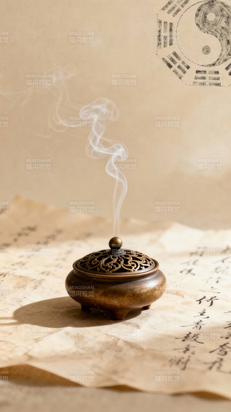 香炉烟袅 古韵悠然图片